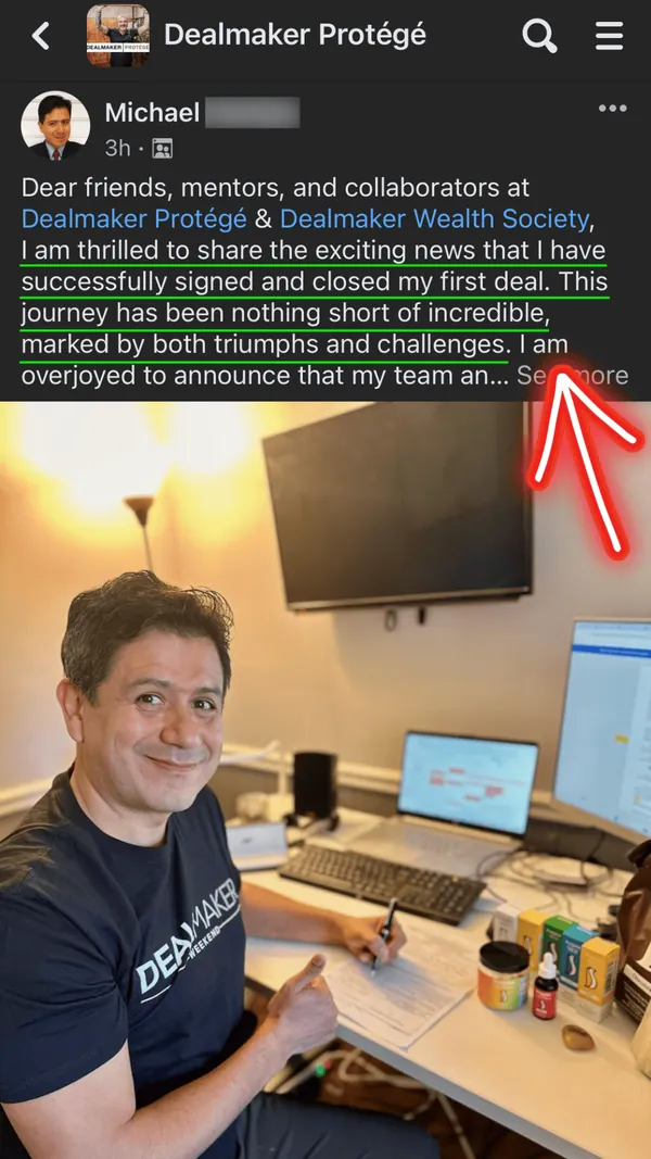Protégé student testimonial screenshot 6