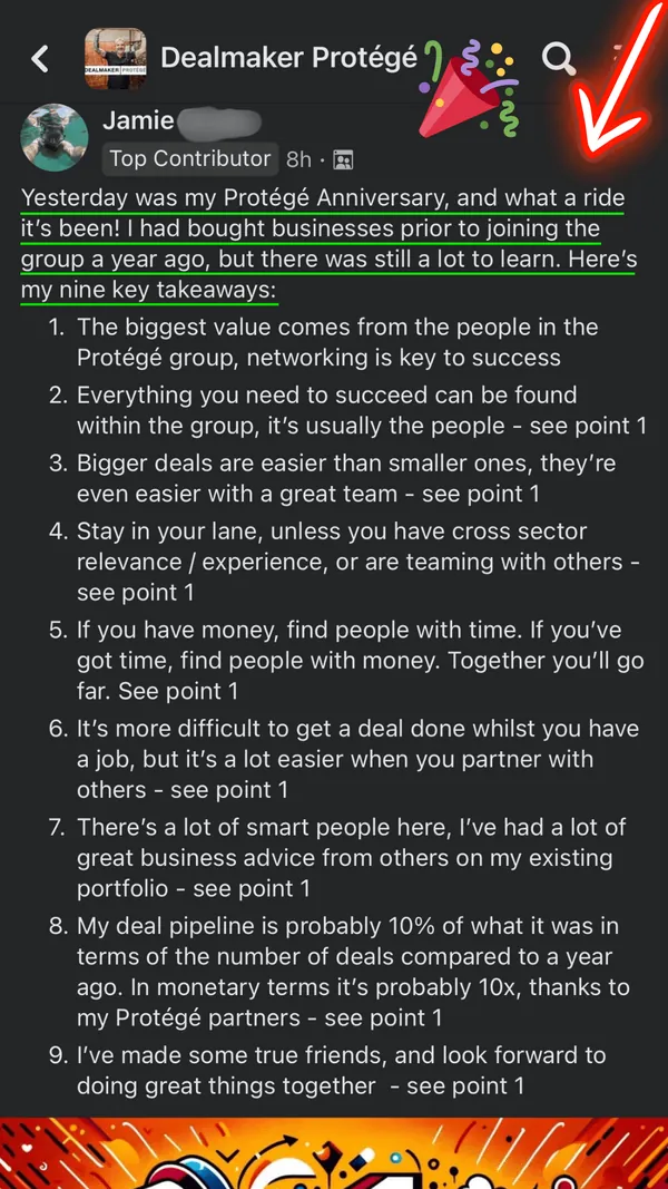 Protégé student testimonial screenshot 21