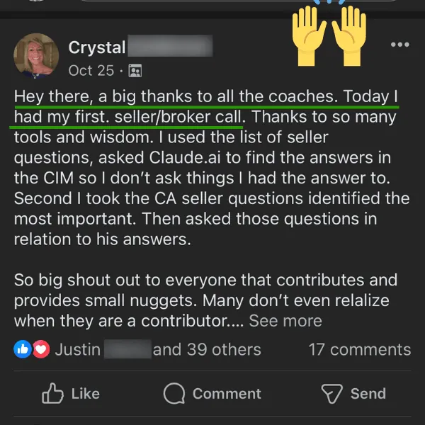 Protégé student testimonial screenshot 24