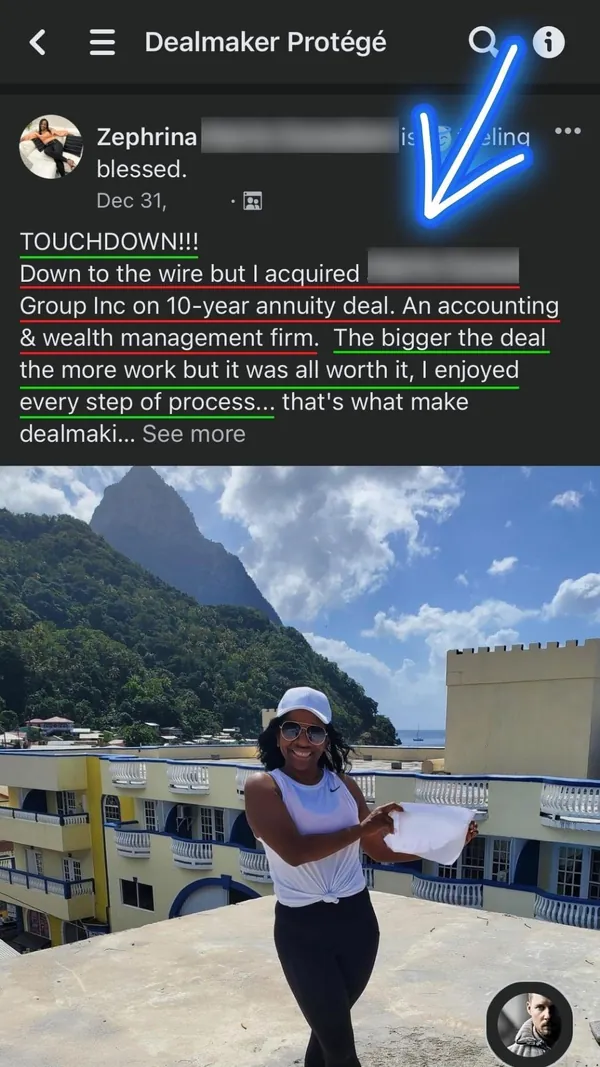Protégé student testimonial screenshot 27