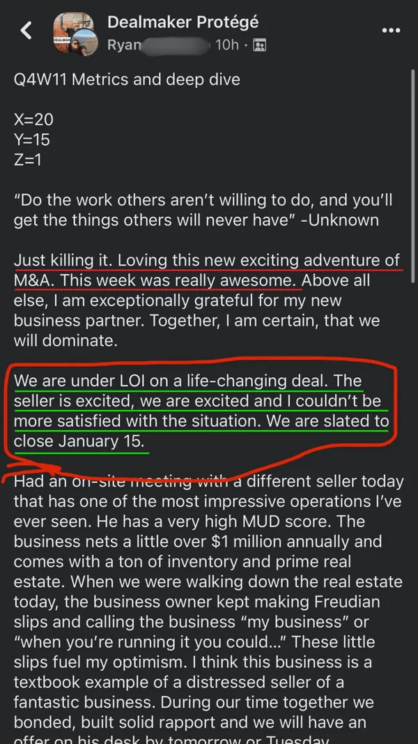 Protégé student testimonial screenshot 34